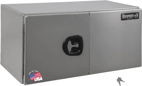 Vista 11 de Buyers Products 1705295 - Caja de herramientas para debajo de la carrocería con puertas de granero, 18 x 18 x 18 pulgadas, fabricada en Estados