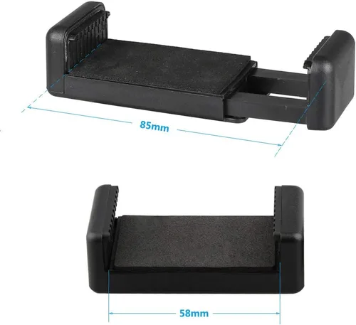Vista 2 de CAMVATE Soporte de clip para smartphone con 1/4"-20 puntos de montaje (2 piezas)