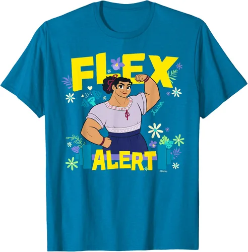 Vista 9 de Disney Encanto Luisa Madrigal Flex Alert Camiseta, Negro