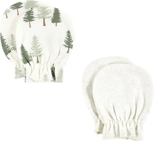 Vista 7 de Hudson Baby Manoplas unisex de algodón para bebé