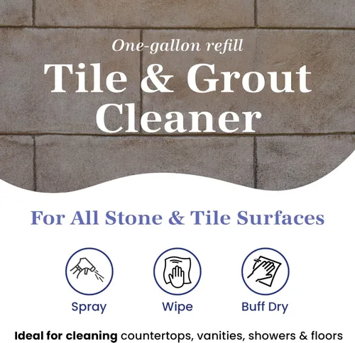 Vista 2 de Marblelife Limpiador de azulejos y lechadas - Limpiador de azulejos y lechadas para pisos, piscinas, ducha de baño, baño y otras superficies, seguro