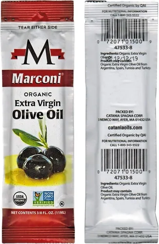 Vista 3 de Aaceite de oliva extra virgen orgánico Marconi, caja paquete, 100