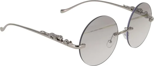 Vista 3 de Gafas de sol rectangulares sin montura impecables, estilo vintage, sin marco, para mujeres y hombres