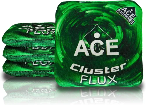 Vista 17 de Cluster Flux Bolsos de Cornhole ACE Pro + Kits PRO Tecnología de Almohadilla de Cluster Doble Cara Resbaladiza y Pegajosa para Todo Clima Negro