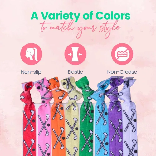 Vista 8 de Sportybella - Lazos para el cabello de hockey sobre césped, accesorios