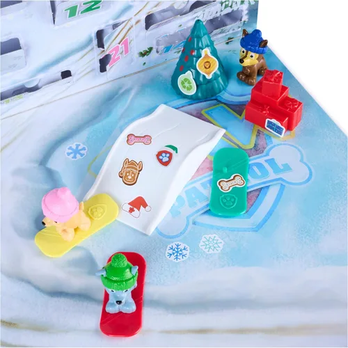 Vista 16 de PAW Patrol Calendario de Adviento Holiday Rescue 2025, mini figuras