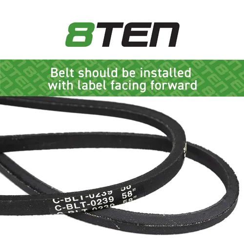 Vista 3 de 8TEN Correa de transmisión para MTD Cub Cadet RT60 RT65 RT65E RT65ES RT65H RTS50 FT24 RB-550 Tillers 754-0434 954-0434
