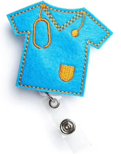 Vista 4 de Nurseology Carrete de Insignia Retráctil – Portainsignia de Enfermería – Carrete de Insignia de Fieltro para Enfermeras, Estudiantes y Maestros