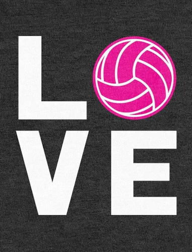 Vista 5 de Sudaderas con capucha para adolescentes y mujeres con diseño de voleibol