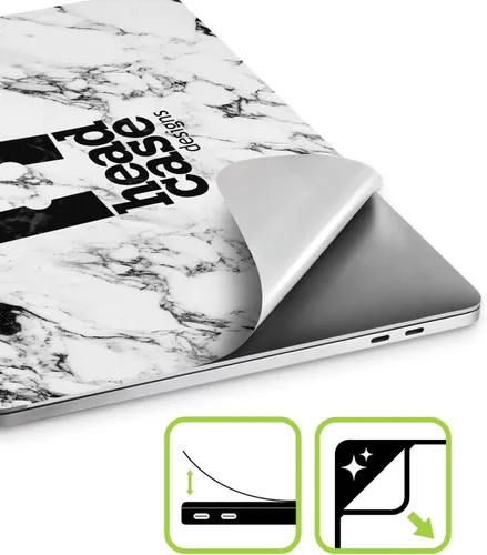 Vista 3 de Head Case Designs Calcomanía de vinilo con licencia oficial de Dean Russo Buldog Francés Animals compatible con MacBook Pro de 13.3 pulgadas A1708