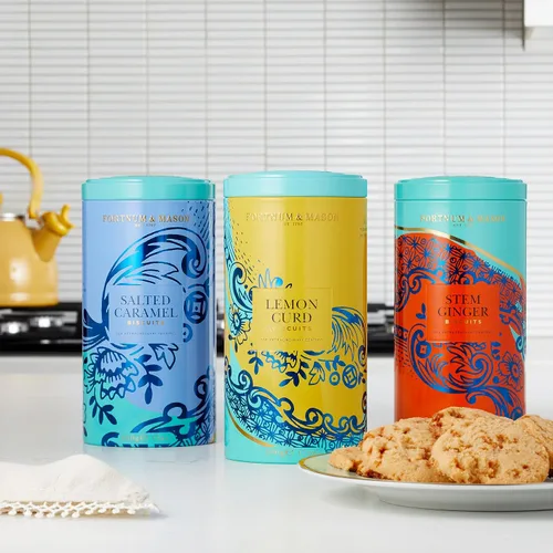 Vista 5 de Fortnum and Mason Biscuits - Galletas de té ricas de Inglaterra - 1 lata de cada tipo - Incluido por QualBuy