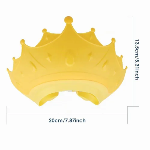Vista 3 de Gorro de ducha suave y ajustable para el lavado, protector de cabello, gorra de visera segura, para baño, champú, protección de ducha, sombrero