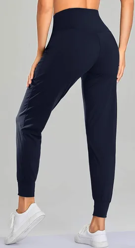 Vista 49 de Oalka - Pantalones deportivos para mujer, con cintura alta y bolsillos, para hacer deporte, yoga y entrenar