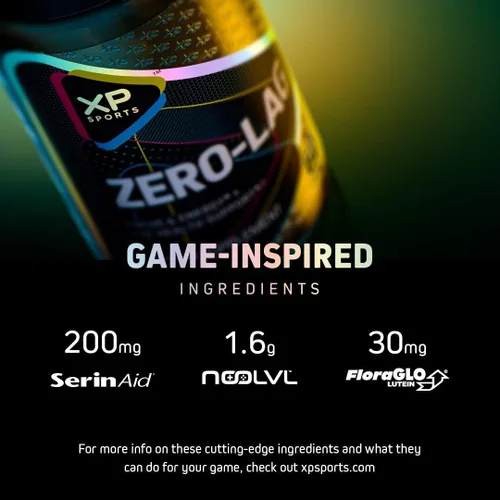 Vista 6 de Suplementos energéticos para jugadores – XP Sports Zero-Lag Energy Pills, outlast, 60