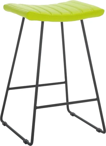 Vista 9 de Safavieh Home Collection Akito Mid-Century - Taburete de mostrador blanco moderno de 26 pulgadas