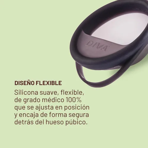 Vista 6 de Diva Disc – Disco menstrual cómodo y reutilizable con escudo a prueba de fugas – para hasta 12 horas de uso continuo – 100% silicona de grado médico