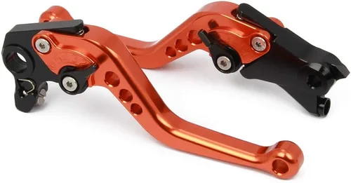 Vista 3 de AnXin Palancas de embrague de freno corto CNC para 1290/1190/1090/1050 Adventure R 2013-2020/690 Enduro R/SMC/SMC R2014-2023 Naranja