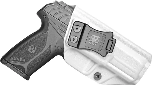 Vista 11 de Amberide IWB Kydex Holster for Ruger Security-9, Concealed Carry, No Optic/No Laser, Adjustable Cant, Posi-Click Retention, Made in USA