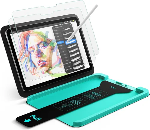 Vista 12 de ESR Paquete de 2 protectores de pantalla Armorite para iPad mini 7ª/6ª