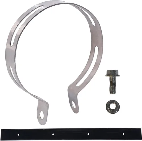 Vista 5 de Minho Clip universal para soporte de escape de motocicleta, abrazadera de escape de hardware en acero aleado, compatible con sistemas de escape