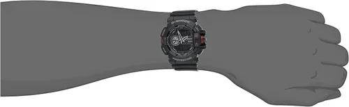 Vista 6 de Casio G-Shock GA-400-1B Interruptor giratorio grande Resistente a golpes y magnetismo Resistente al agua 200M