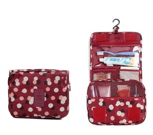 Vista 7 de seven wolves Bolsas de cosméticos colgantes - Organizador de viaje portátil Bolsas de cosméticos Bolsas de cosméticos Cajas de señoras Kit de Rosado