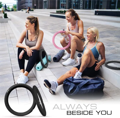 Vista 6 de Yes4All Power Ring 10lbs, Weight Ring, Weighted Circle, Kettlebell for Yoga Exercise, Aerobics, Home Fitness, Core Training