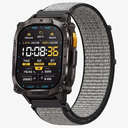 Vista 5 de CARBINOX Correa duradera de 0.866 in compatible con relojes inteligentes ajustables, ajuste seguro