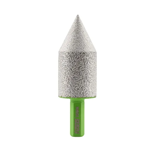 Vista 27 de Broca de fresado de biselado de diamante - Broca de cono de azulejos Biselado 4/5" vástago hexagonal 20MM Granito Agujeros de ampliación de mármol