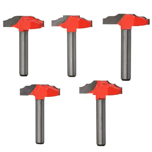 Vista 5 de Fresa de carburo profesional para carpintería de 1/4 pulgadas vástago
