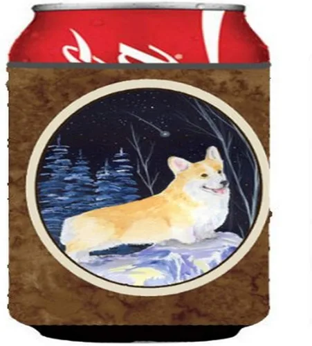 Vista 173 de Caroline's Treasures SS8447CC Starry Night English Bulldog - Enfriador para latas o botellas, lavable, funda plegable con aislamiento para bebidas