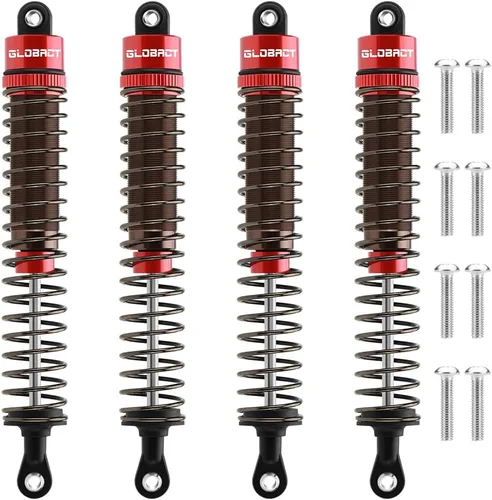Vista 7 de Juego de 4 amortiguadores RC ajustable para coche de oruga RC Axial SCX10 TRX4 D90 (4.331 in) Aluminum Alloy & Nylon Material, Durable