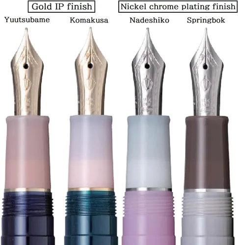 Vista 4 de Pluma estilográfica Sailor SHIKIORI Sansui Yuutsubame (golondrina venida) punta fina mediana 11-2050-301 importación de Japón con lápiz óptico