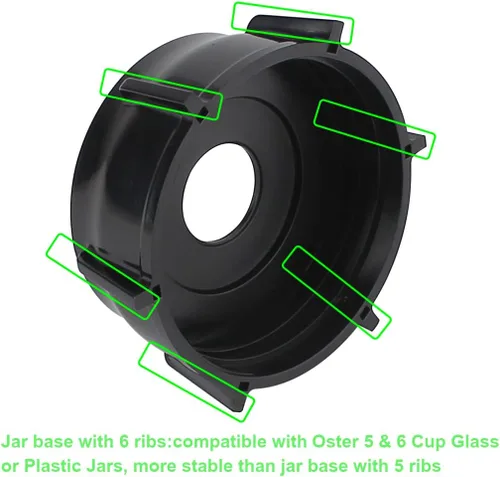 Vista 3 de Piezas de repuesto Oster Blender Jar Bottom, para licuadoras Oster y Osterizer #004902-003-NP0