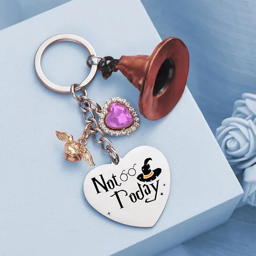 Vista 6 de Peachrino Amantes de la lectura Regalo Fan of fictionFans Llaveros Magia Regalo Para Mujeres Hija Adolescente Niñas Mercancía Corazón Llaveros