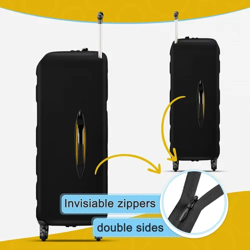 Vista 4 de Cubierta protectora de equipaje de PVC, protector de cubierta de maleta transparente,Funda protectora de equipaje transparente para maleta