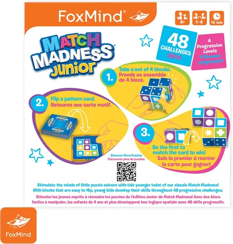 Vista 4 de FoxMind Juegos: Match Madness Junior, un juego de rompecabezas a juego de patrones, haz el partido en un flash, desarrolla reconocimiento visual