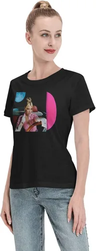 Vista 4 de Womens T Shirts Tops Lightweight Short-Sleeve Crew Neck Tees Clothes