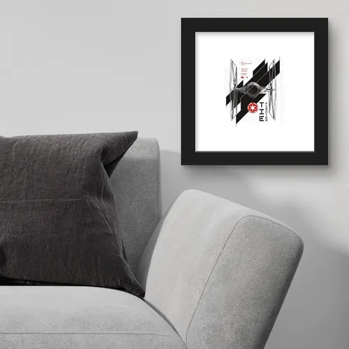 Vista 4 de Trends International Gallery Pops Star Wars: Andor - Póster de pared de Tie Fighter, 12 x 12 pulgadas, versión enmarcada en negro Versión con marco