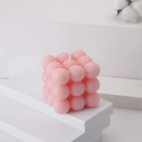 Vista 7 de Vela de burbujas, 4 velas de burbujas de cera de soja, juego de velas de burbujas perfumadas estéticas para decoración del hogar, dormitorio