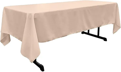 Vista 19 de New Creations Fabric & Foam Inc - Mantel rectangular de popelina de poliéster de 60 pulgadas de ancho por 120 pulgadas de largo. (Avocado)