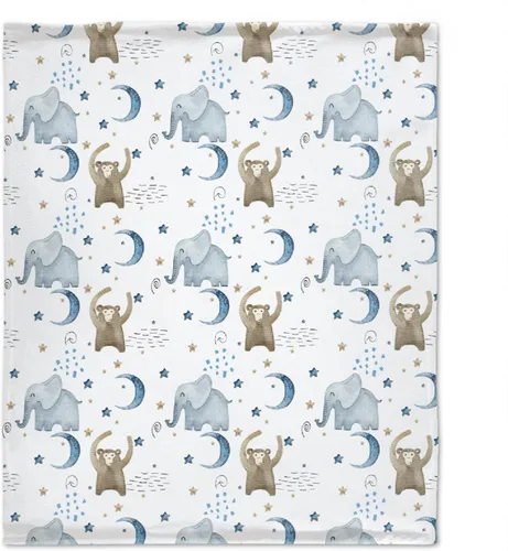 Vista 13 de Bonita manta de franela de elefante, ultra suave y acogedora, manta de forro polar ligera y mullida, manta de felpa cálida para sofá, cama, 30 x 40
