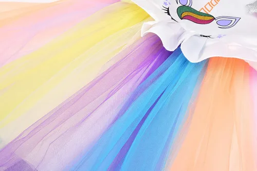 Vista 7 de JerrisApparel - Disfraz de unicornio para niña