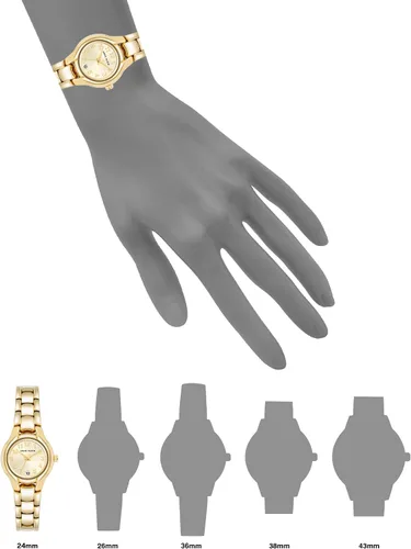 Vista 4 de Anne Klein Reloj de pulsera con función de fecha para mujer