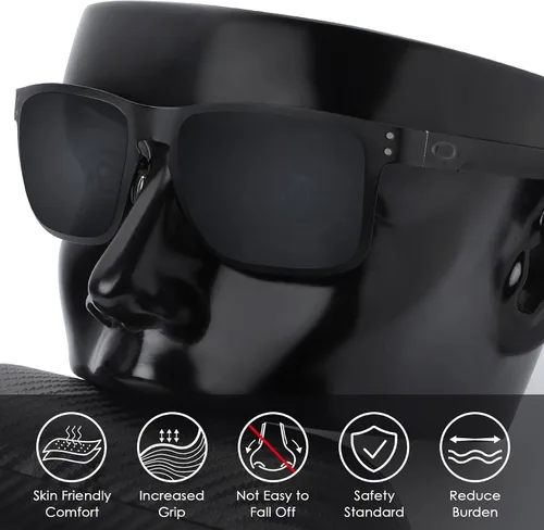 Vista 4 de BLAZERBUCK Pieza De Nariz De Repuesto Para Gafas De Sol Oakley Holbrook Metal OO4123 - Transparente