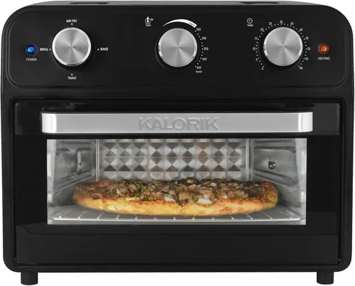 Vista 4 de Kalorik AFO 46129 BK - Horno tostador con freidora de aire de 22 cuartos de galón, color negro