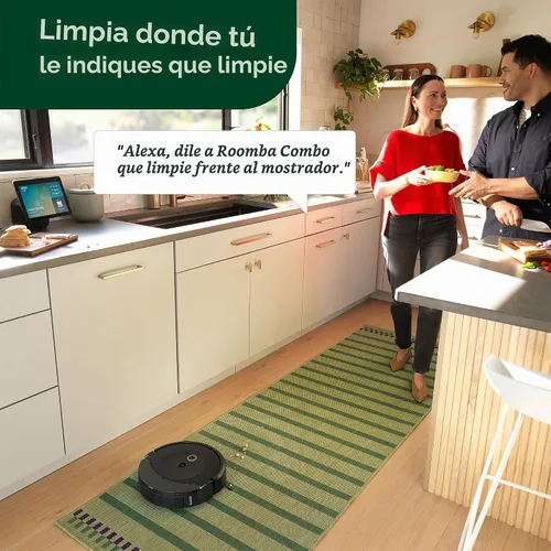 Vista 8 de iRobot Roomba Combo 10 Max Robot Aspirador y Trapeador + Base AutoWash