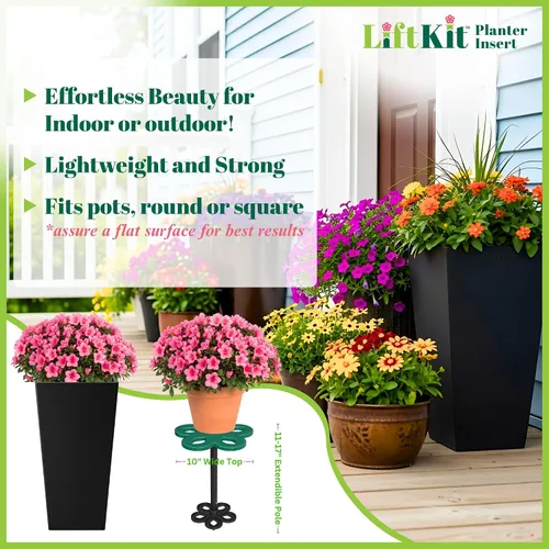 Vista 5 de Inserto para maceta Lift Kit Alto con forma cónica para rellenar la parte inferior de macetas altas y contenedores grandes de plantas Para