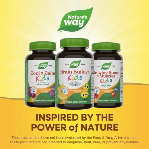 Vista 7 de Nature's Way Kids Brain Builder - Gomitas para niños a partir de 4 años