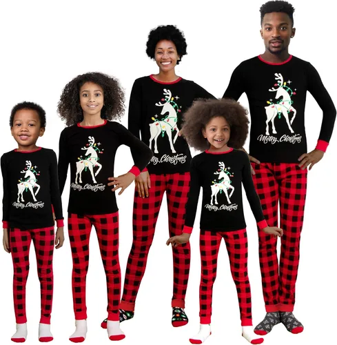 Vista 2 de Winging Day Family Matching Cotton Pajamas Sets